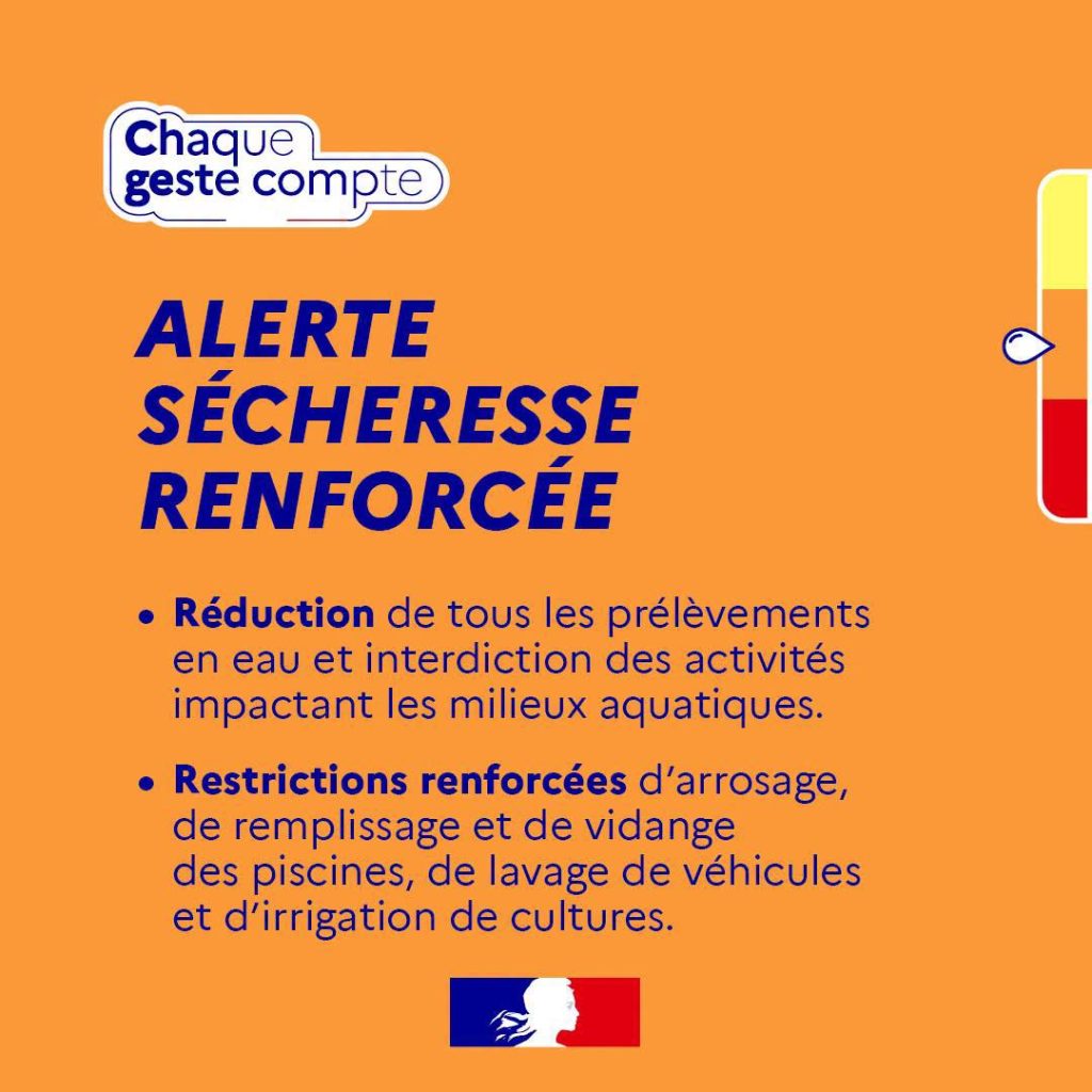 alerte renforcee secheresse